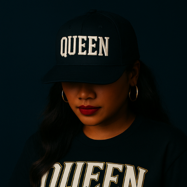 QUEEN 3D Puff Embroidered Hat – Premium Poly Girl Urban Collection