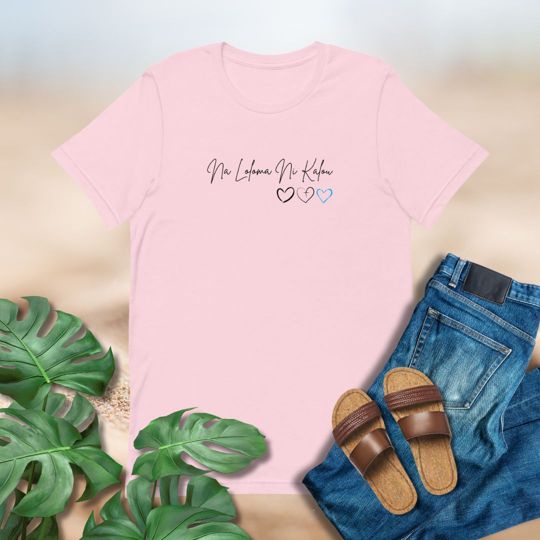 Na Loloma Ni Kalou Tee – Fijian Faith & Love Tshirt