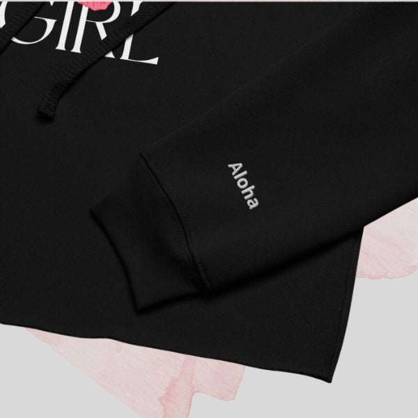 Aloha embroidered hoodie by Poly Girl