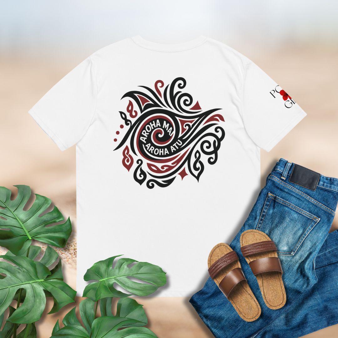 Aroha_Mai_Aroha_Atu_Tshirt_in_White