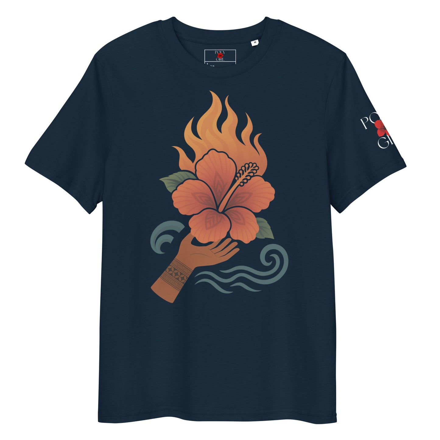 Poly Girl Carry Potential cotton tee celebrating heritage and strength.