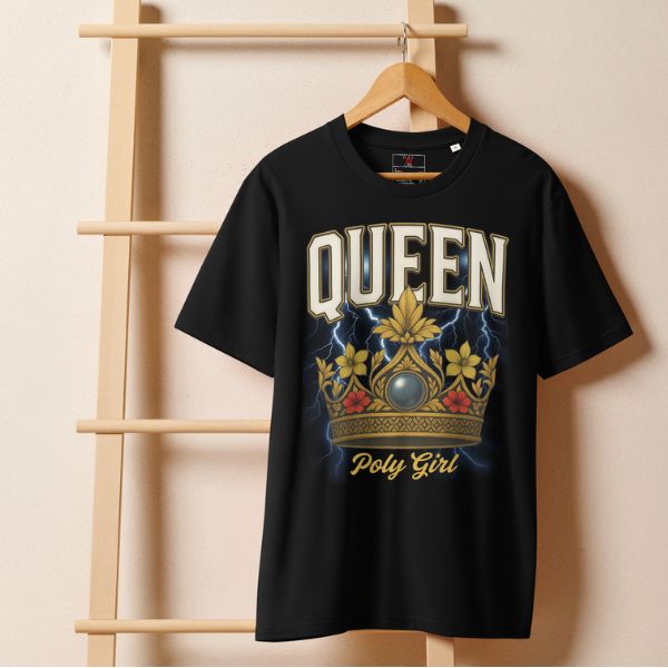 QUEEN Graphic Tee – Poly Girl Premium Urban Edition