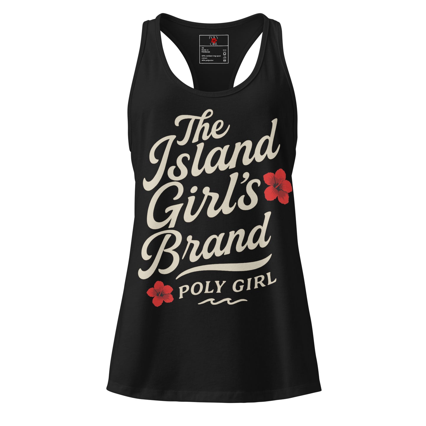 The Island Gir's Brand Racerback Tank Top