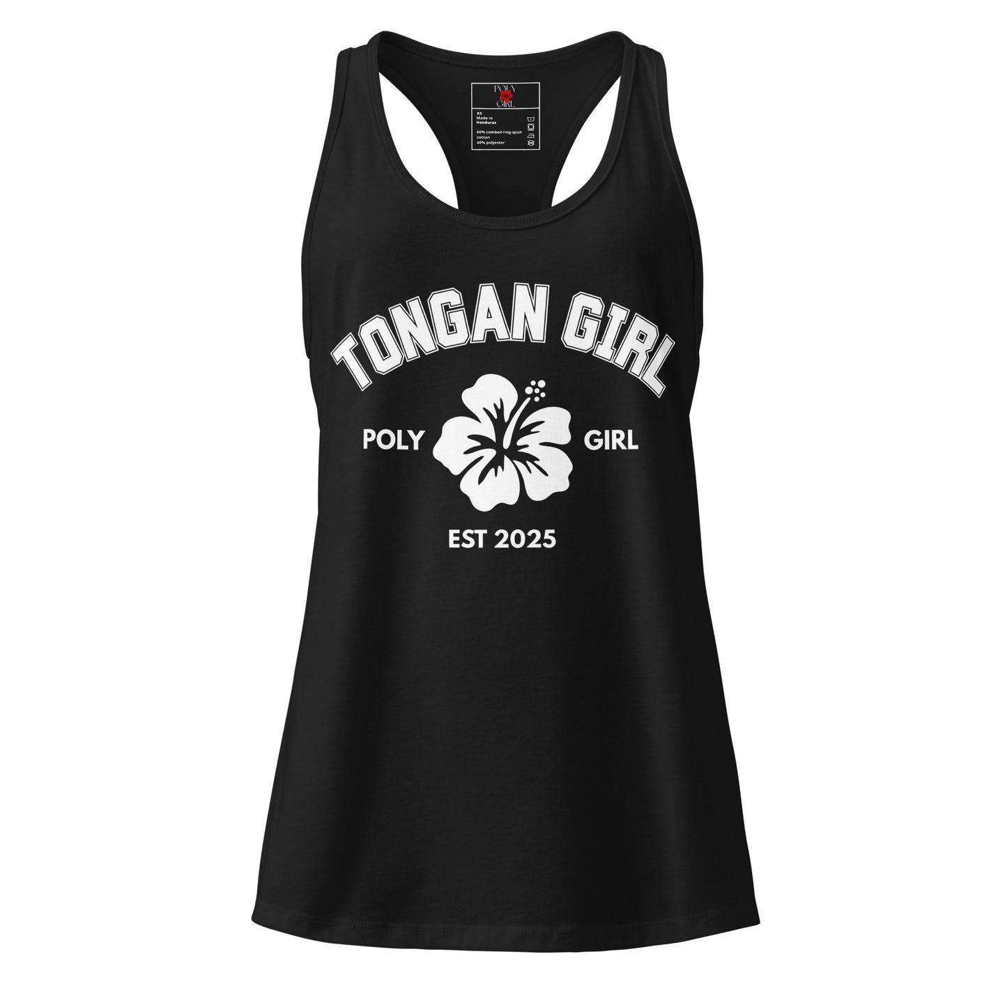 Tonga Tank Top in Black by Poly Girl