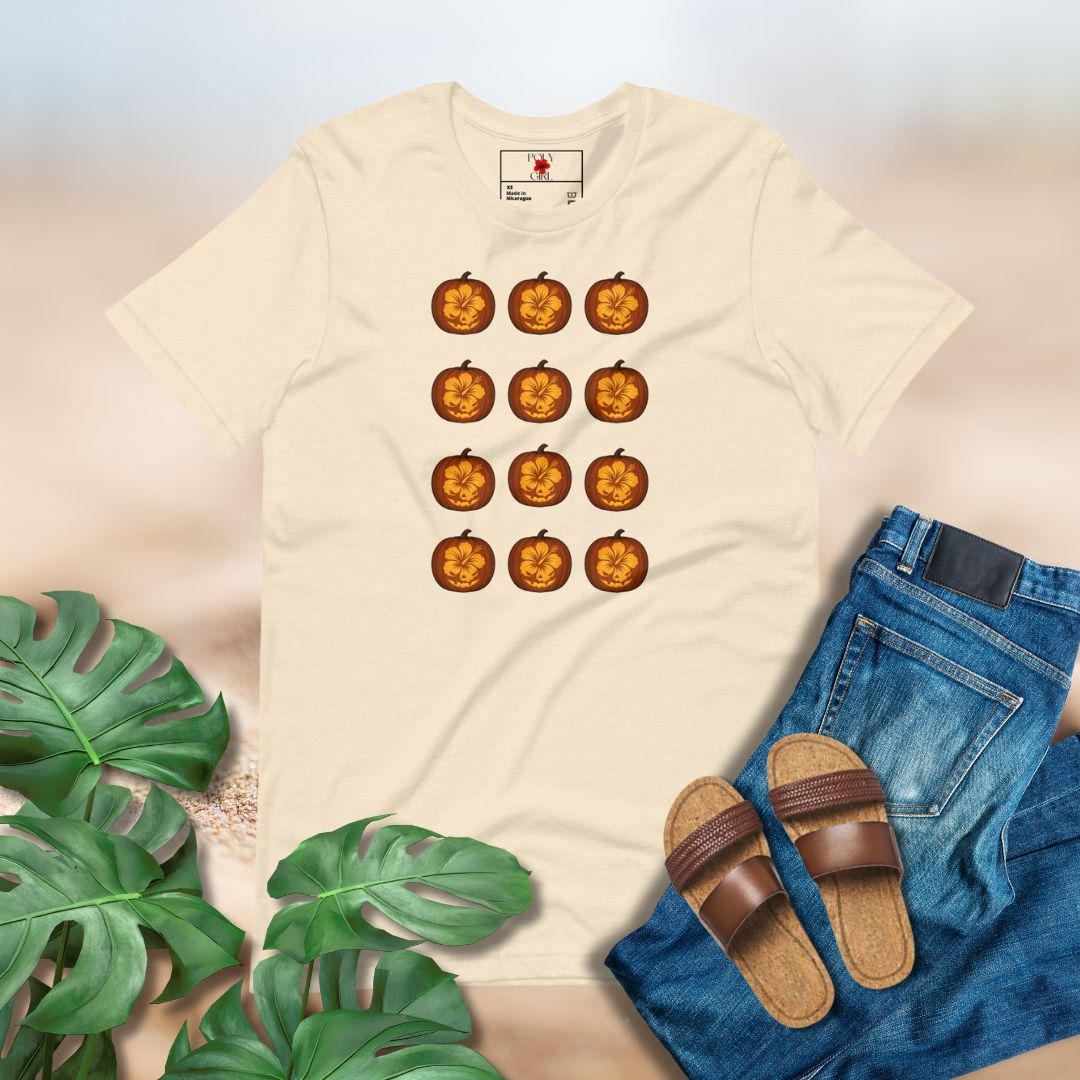 White_Halloween_tshirt_with_hibiscus-pumpkin-patch