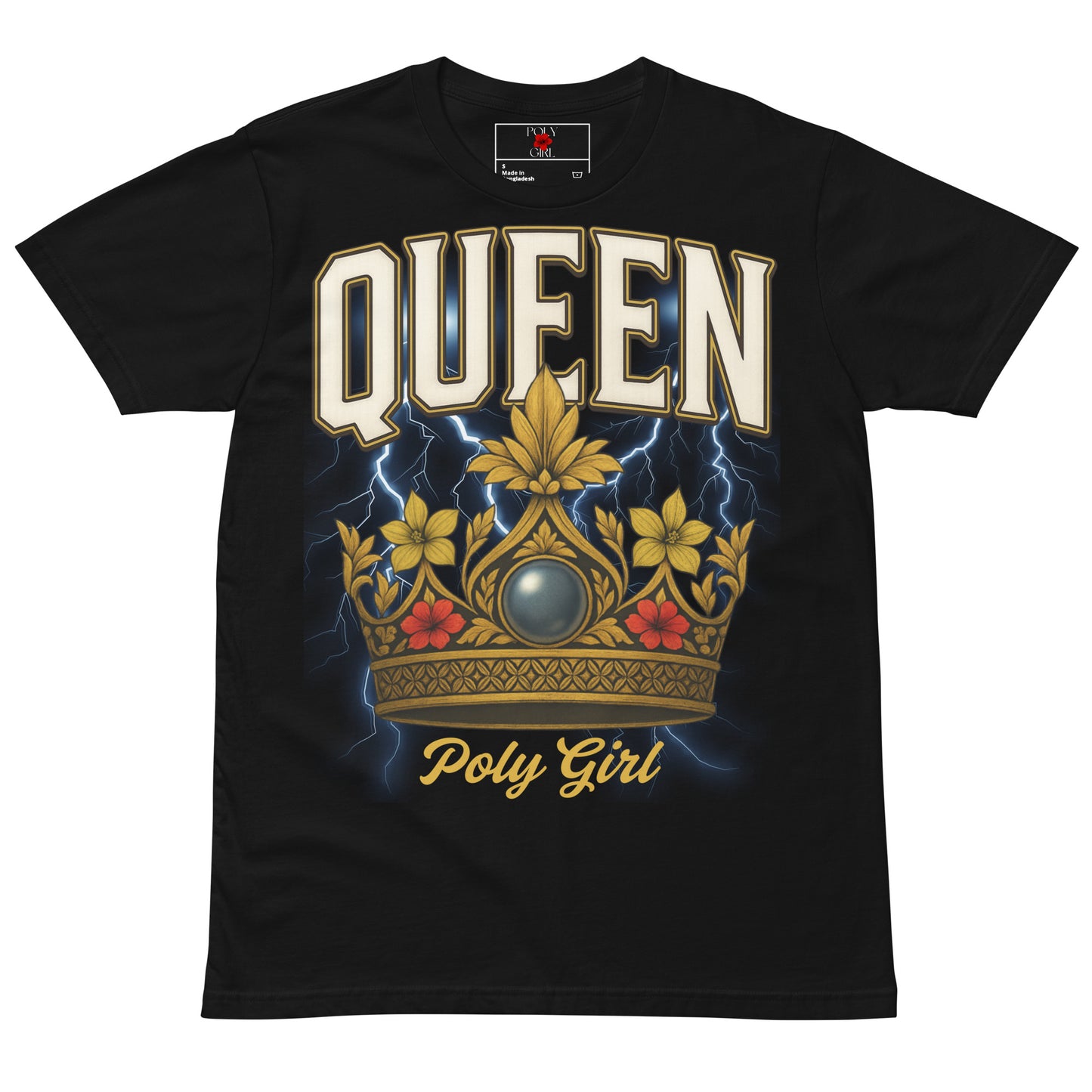 QUEEN Graphic Tee – Poly Girl Premium Urban Edition