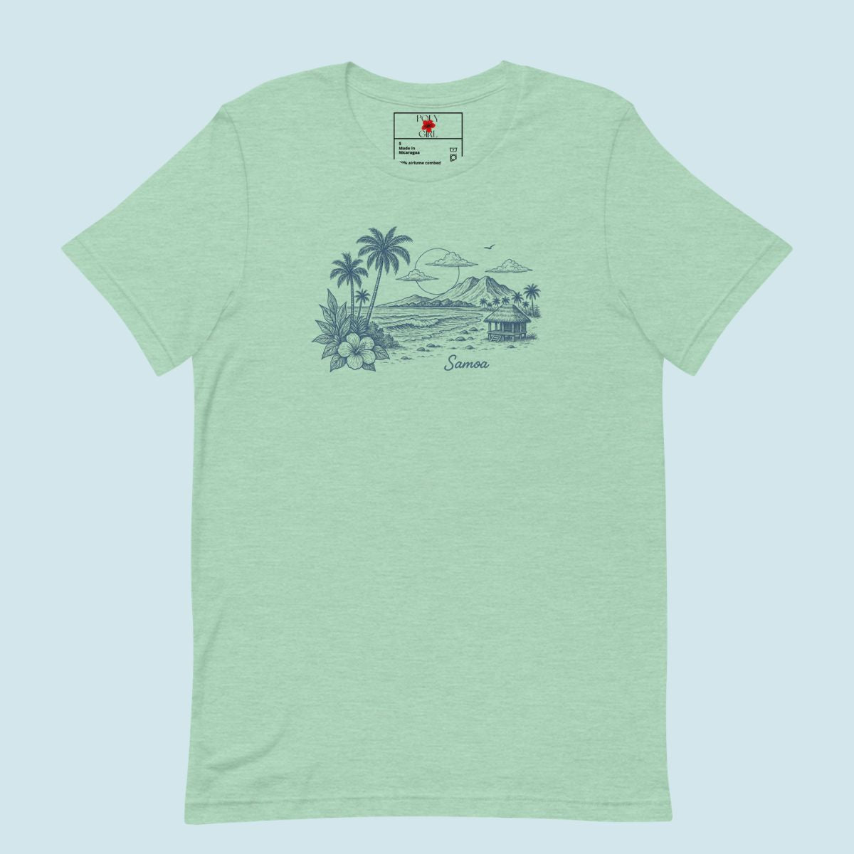 Samoa Beach Fale Tee