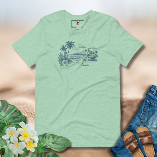 Samoa Beach Fale Tee