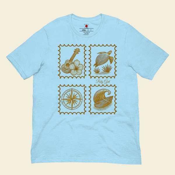 Pacific Vintage Stamp Tee