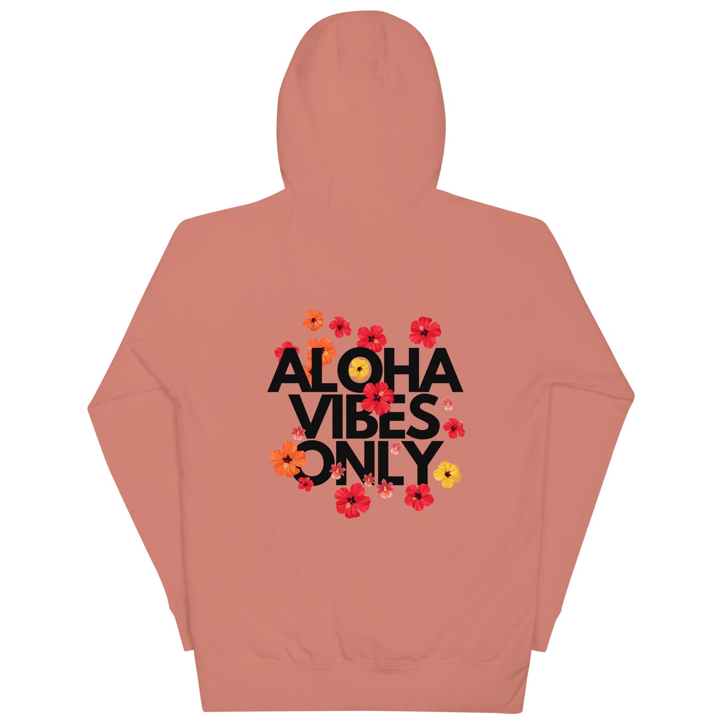Aloha Vibes Only Hoodie in Rose by Poly Girl