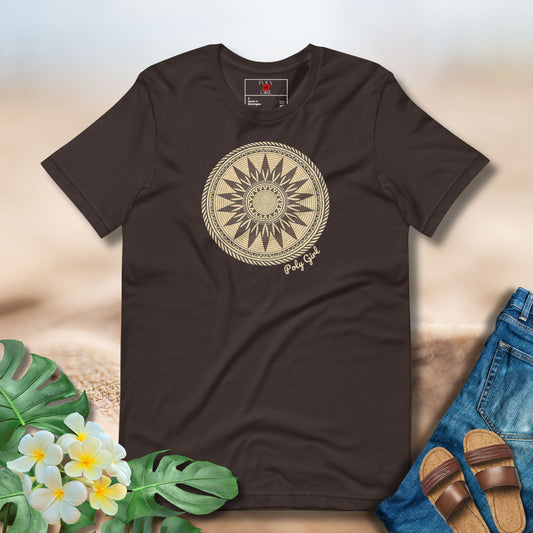 Ata Tee in brown by Poly Girl