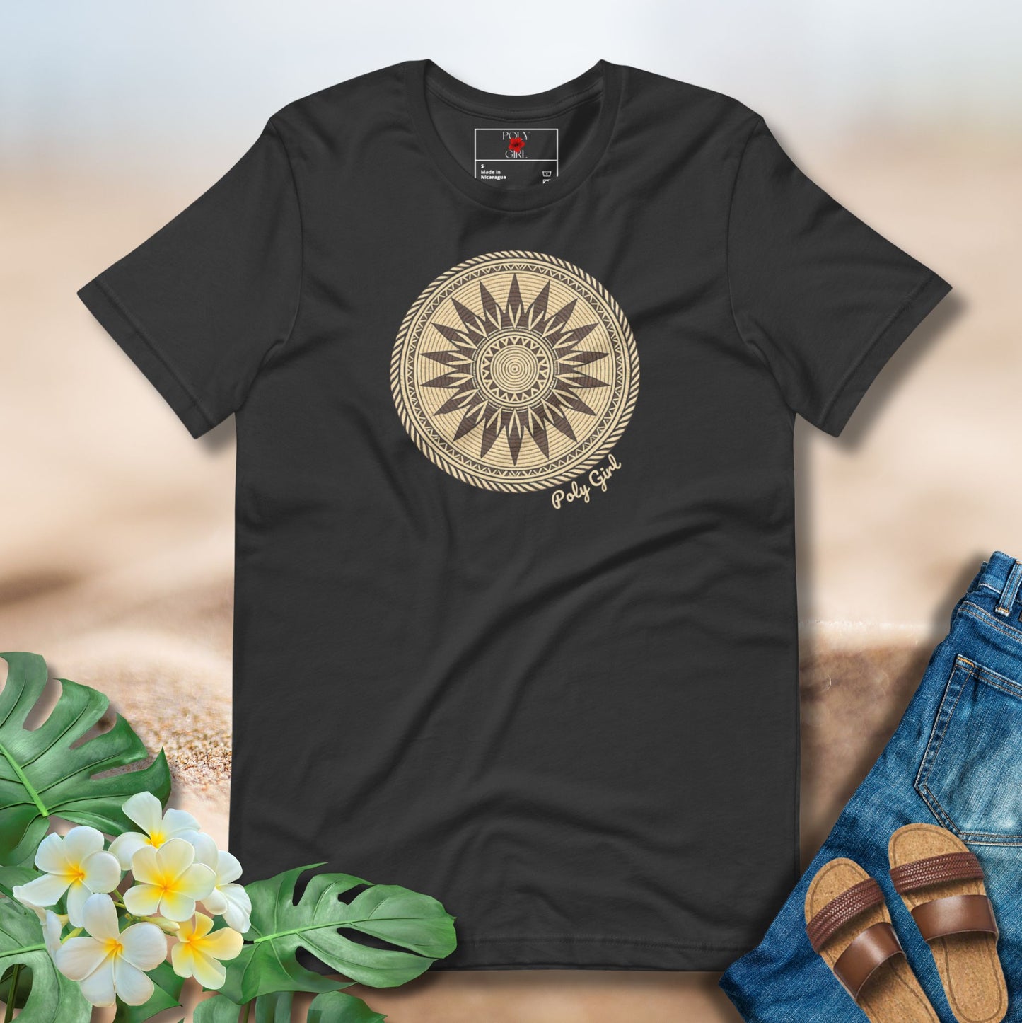 Ata tee in dark gray by Poly Grl