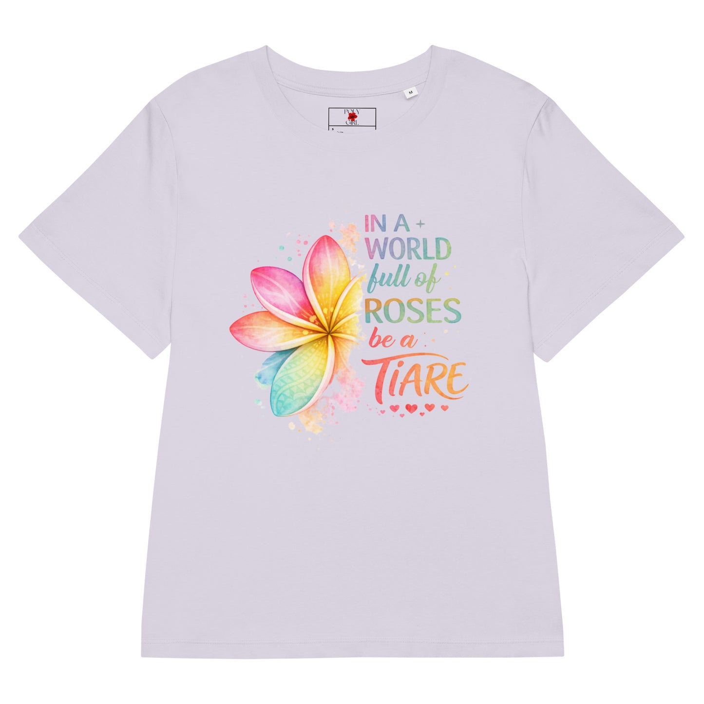 Be a Tiare Tee in lavender by Poly Girl