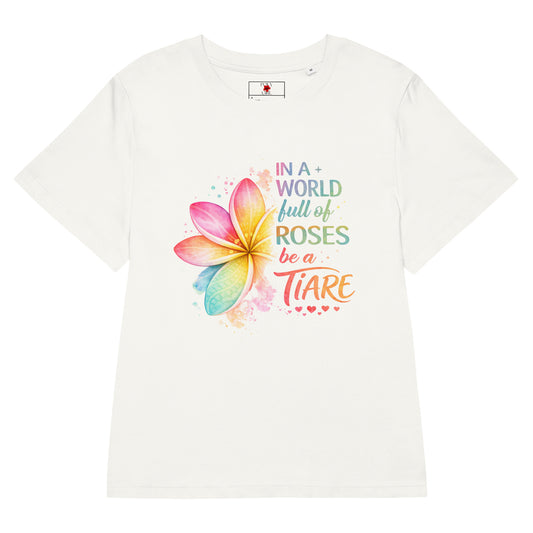 Be a Tiare Tee in off-white by Poly Girl