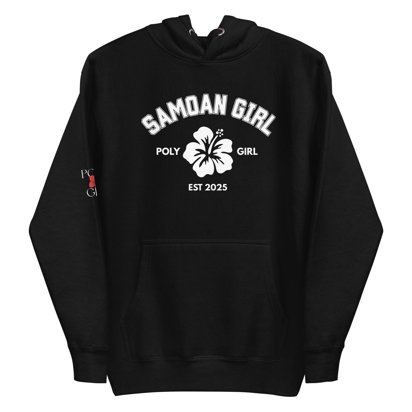 Black Hoodie Samoan Girl By Poly Girl