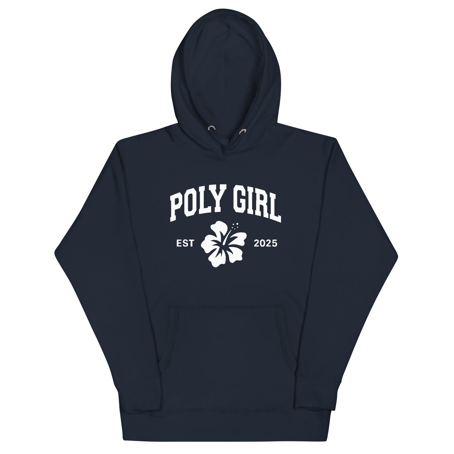 Poly Girl Classic Hoodie in blue The Island Girl's Brand