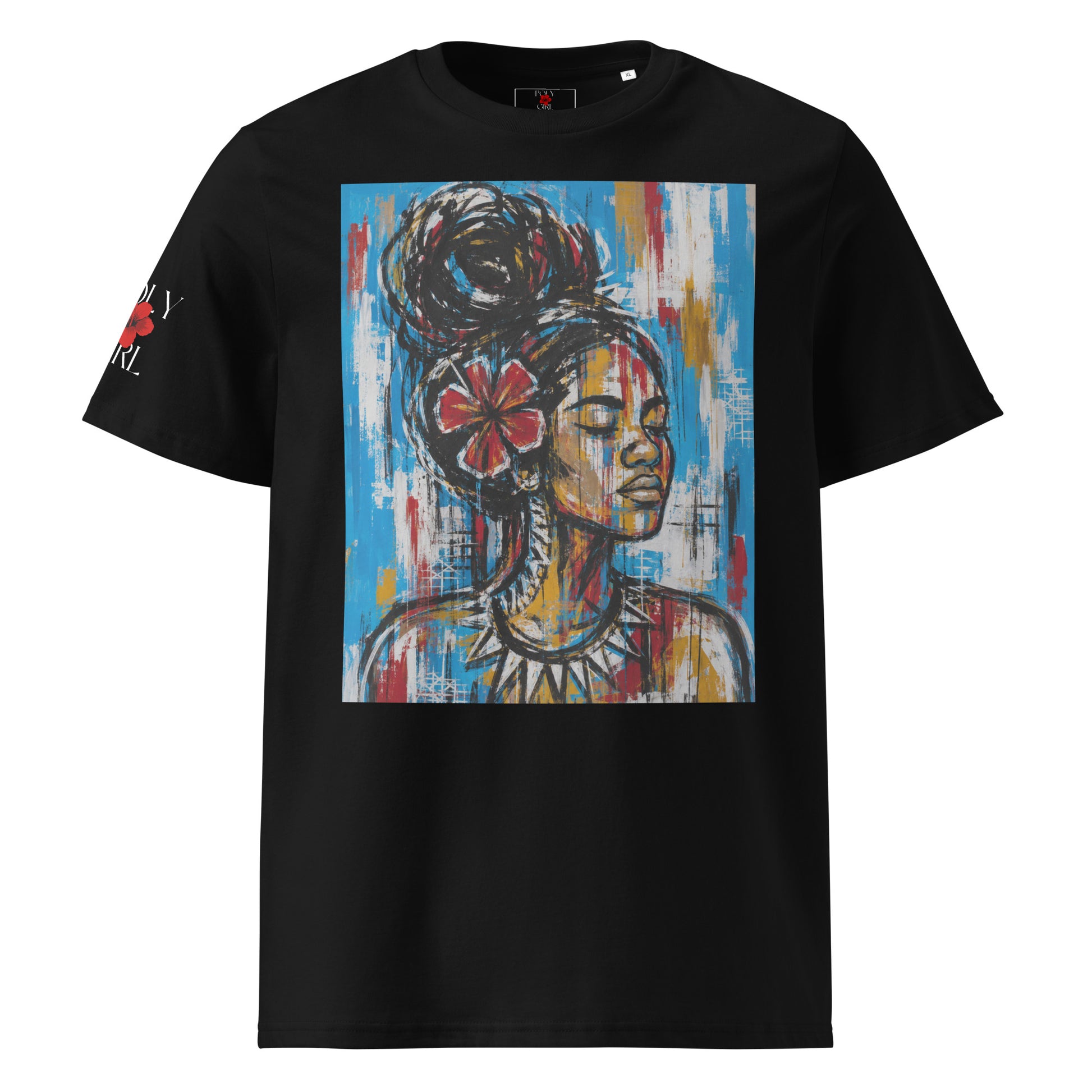 Blue Silence part of The Painted Ladies Collection by Poly Girl in black