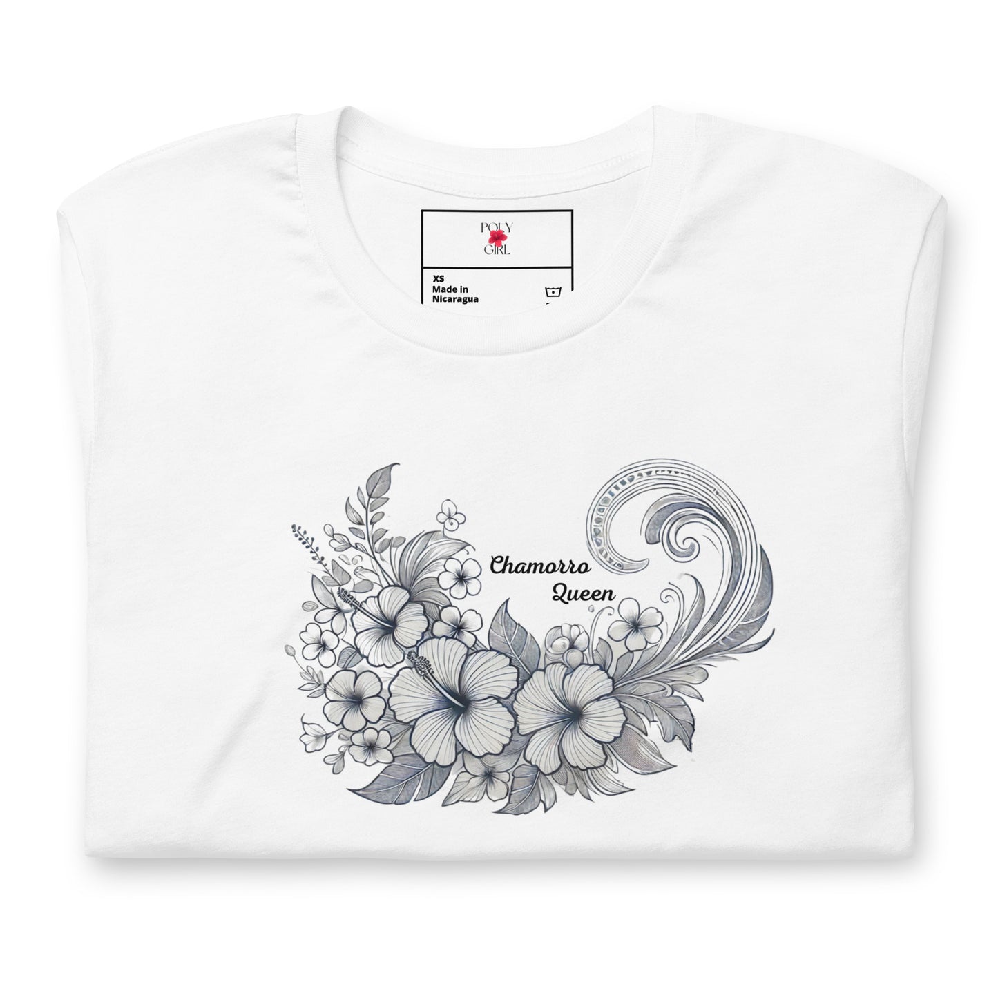 Chamorro_Queen_Tee, Guam Collection by Poly Girl 