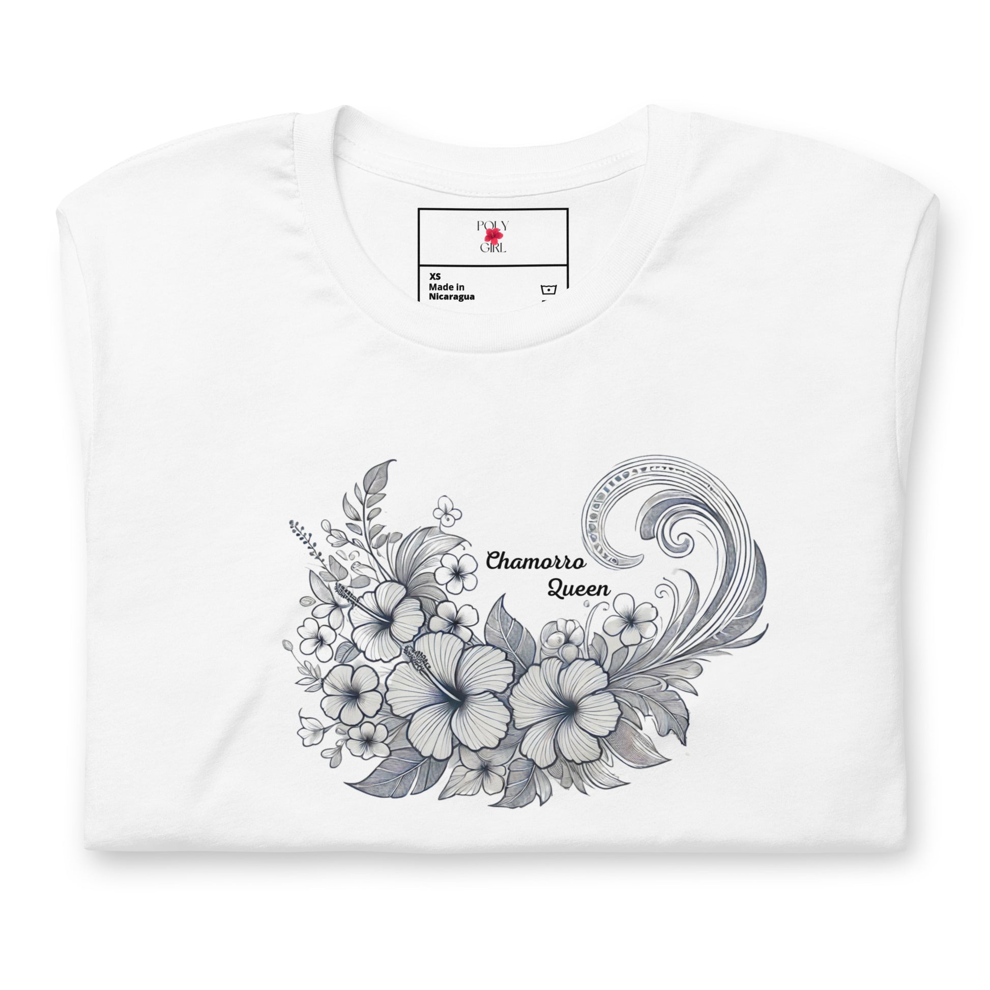Chamorro_Queen_Tee, Guam Collection by Poly Girl 