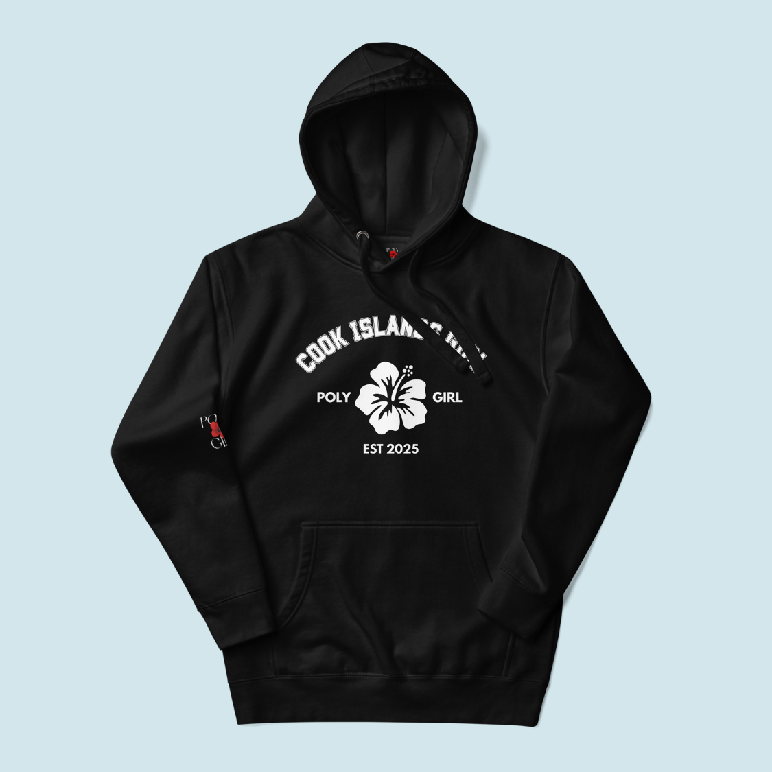 Cook Islands Hoodie in black