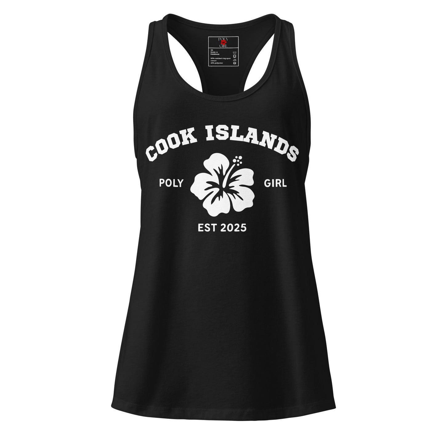 Cook Islands Tank Top by Poly Girl in black