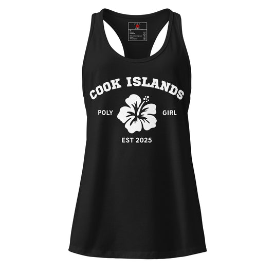 Cook Islands Tank Top by Poly Girl in black
