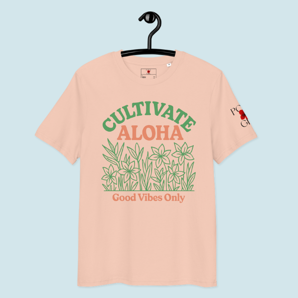 Cultivate Aloha Tee on hanger
