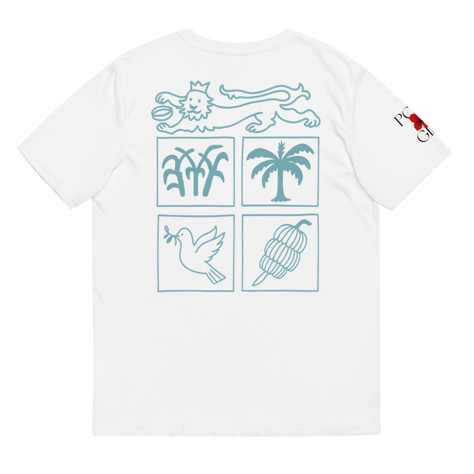 Fiji Seal by Poly Girl - T-shirt in white