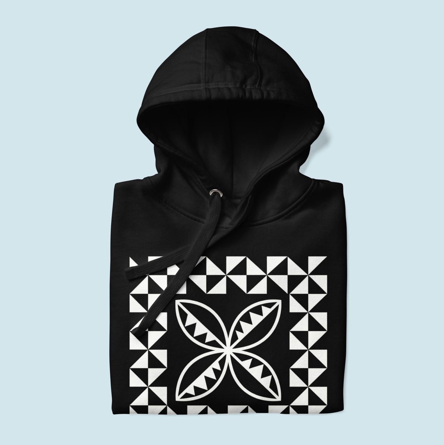 Folded Manulua hoodie by Poly Girl