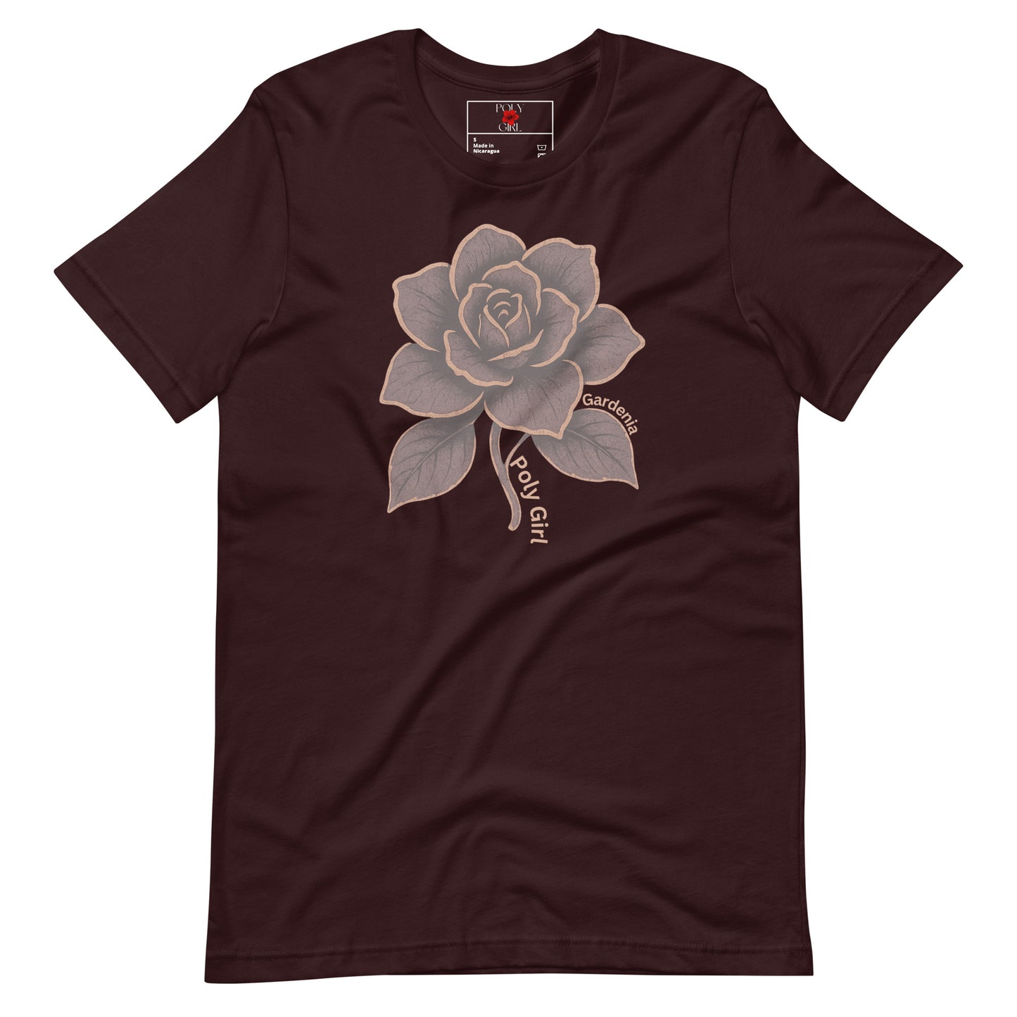 Gardenia Tee by Poly Girl in oxford black