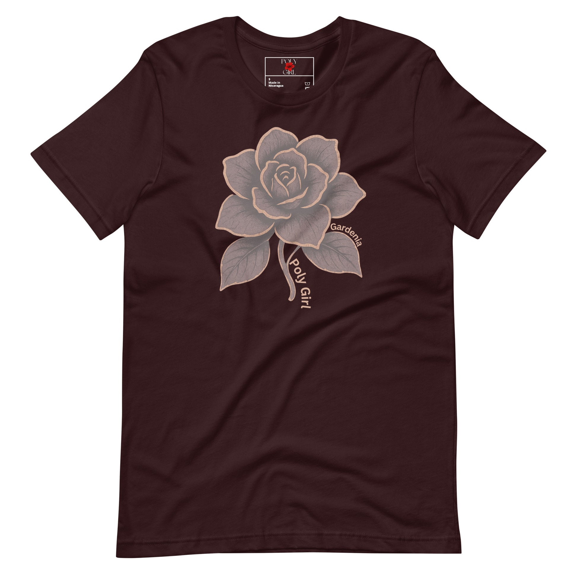 Gardenia Tee by Poly Girl in oxford black