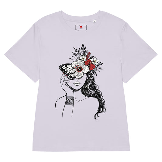 Hat she wears in lavender by Poly Girl