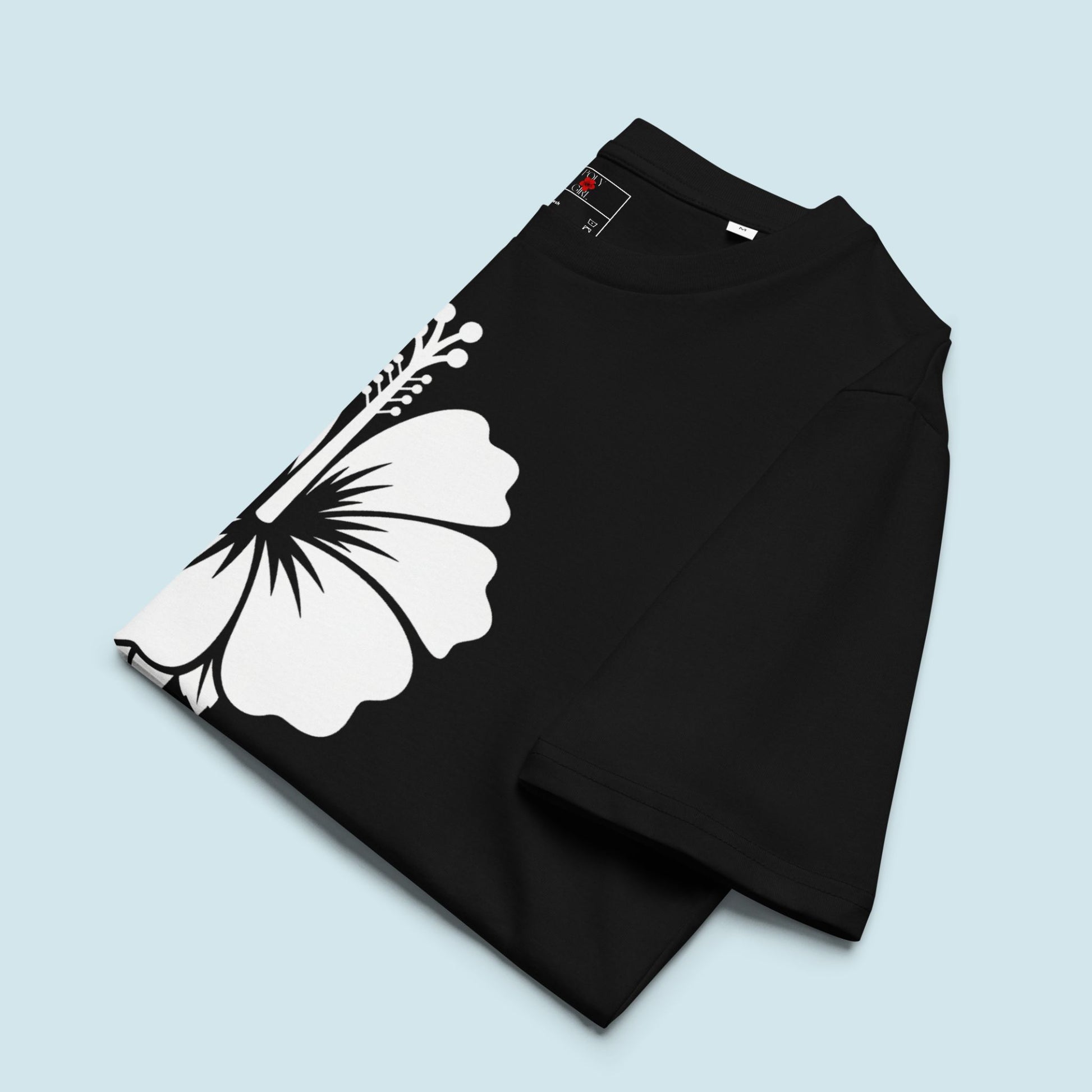 Hibiscus Tee folded