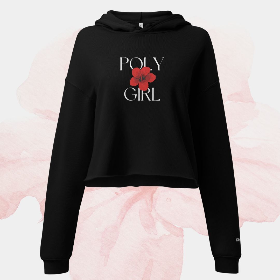 Kia_ora_Cropped_Hoodie by Poly Girl