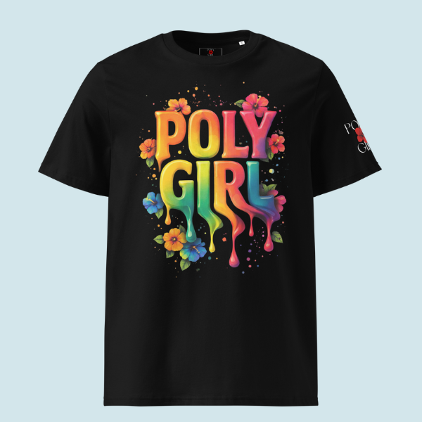 Living Color graphic tee showcasing vibrant typography and energetic paint-style design