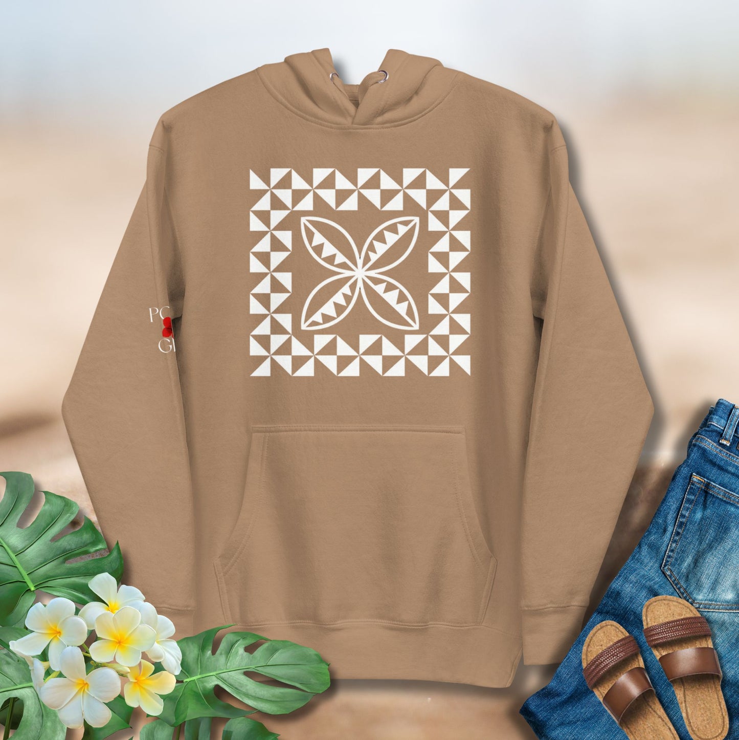 Manulua Hoodie in Latte by Poly Girl
