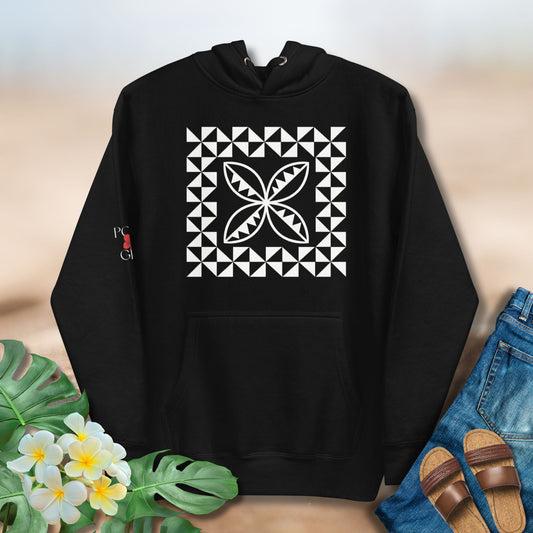 Manulua Hoodie in black by Poly Girl