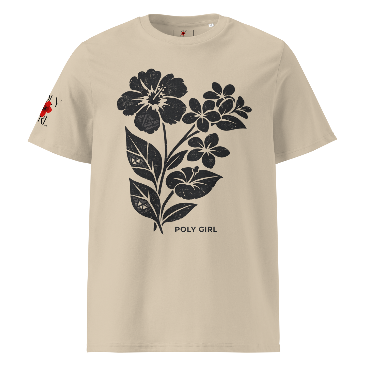 Many Paths One Root Tee in Beige by Poly Girl