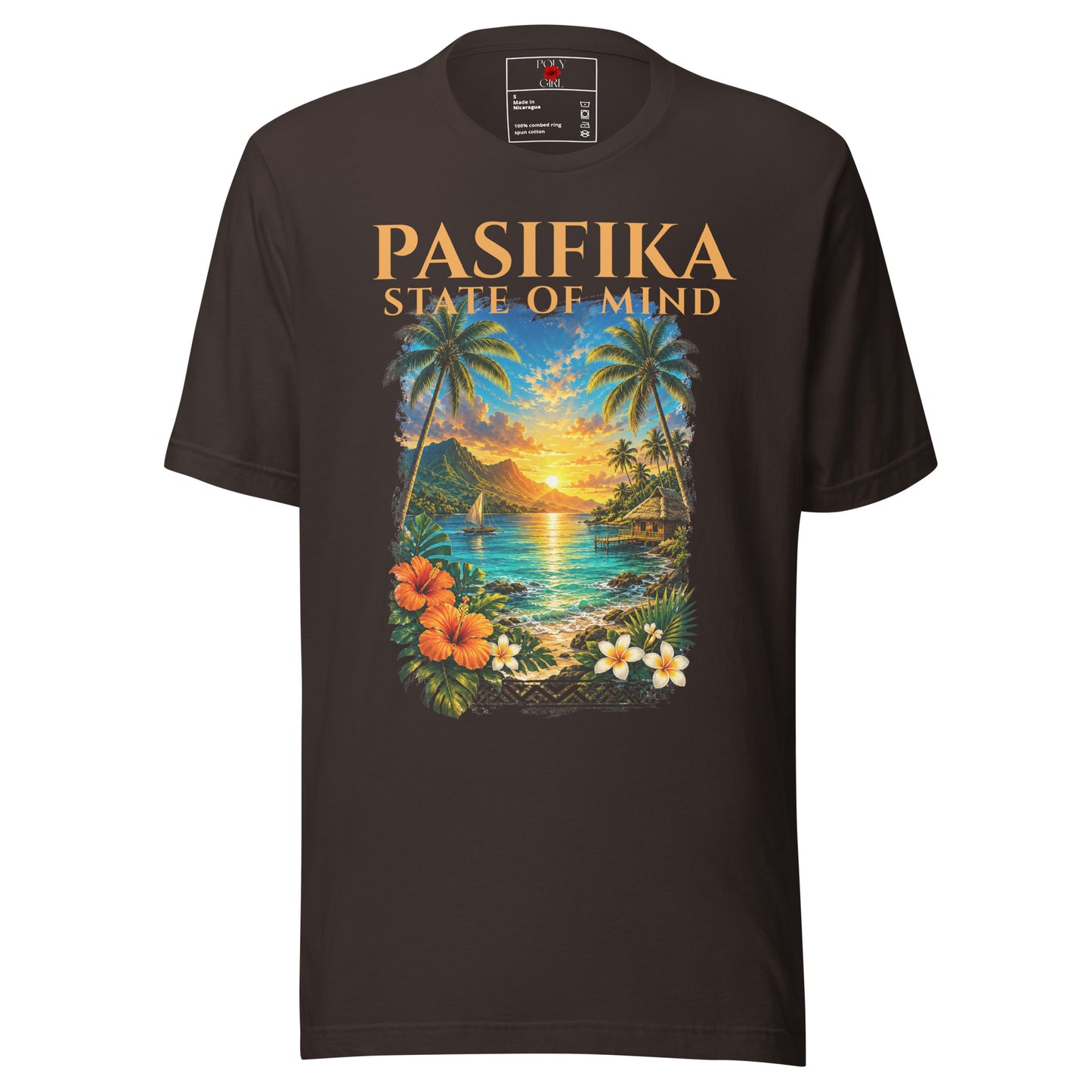 Paradise Found Classic Tee in brown