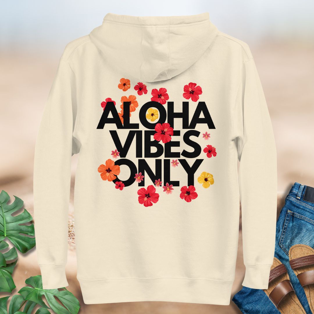 Poly Girl Aloha Vibes Only in Bone Color