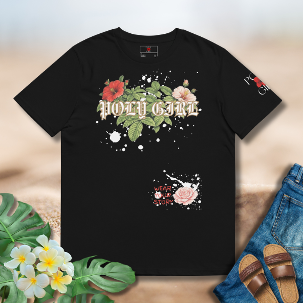 Poly Girl Mode Tee confident floral streetstyle graphic