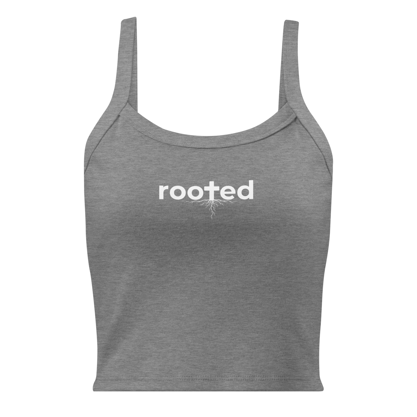 Poly Girl Rooted Tank Top in Gray