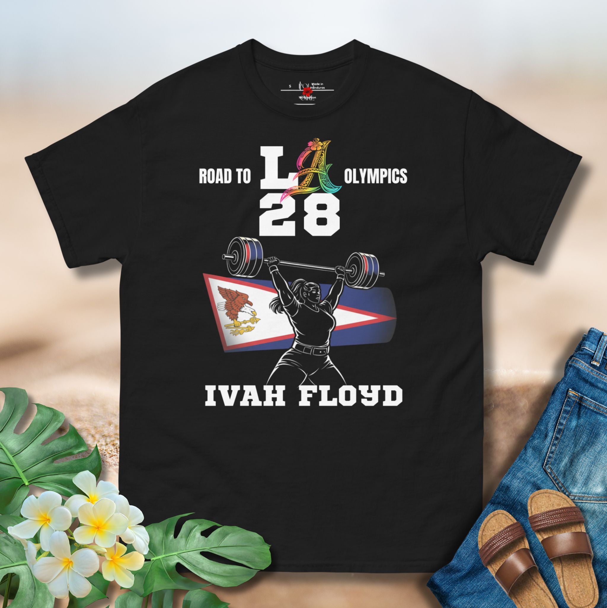 Ivah Floyd: Road to LA 2028 Olymics Tee – Poly Girl - A Polynesian