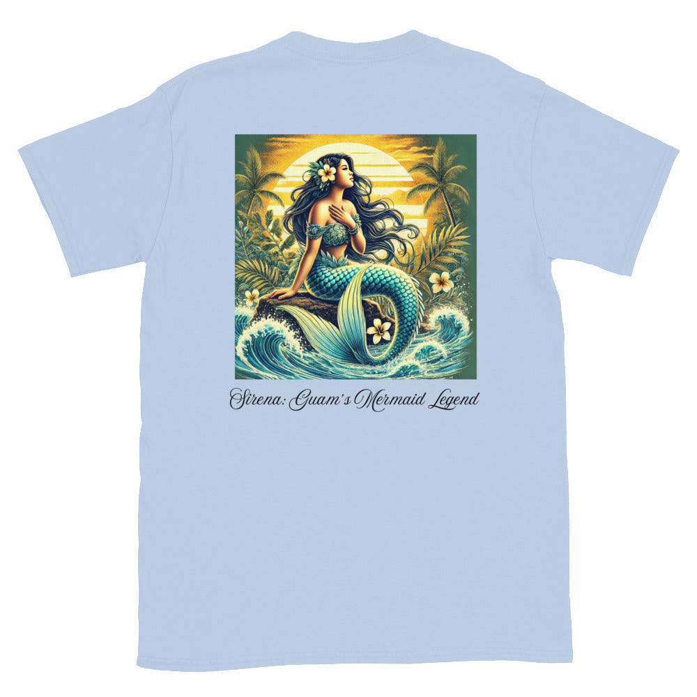 Sirena Mermaid Tshirt - Guam - By Poly Girl in Blue