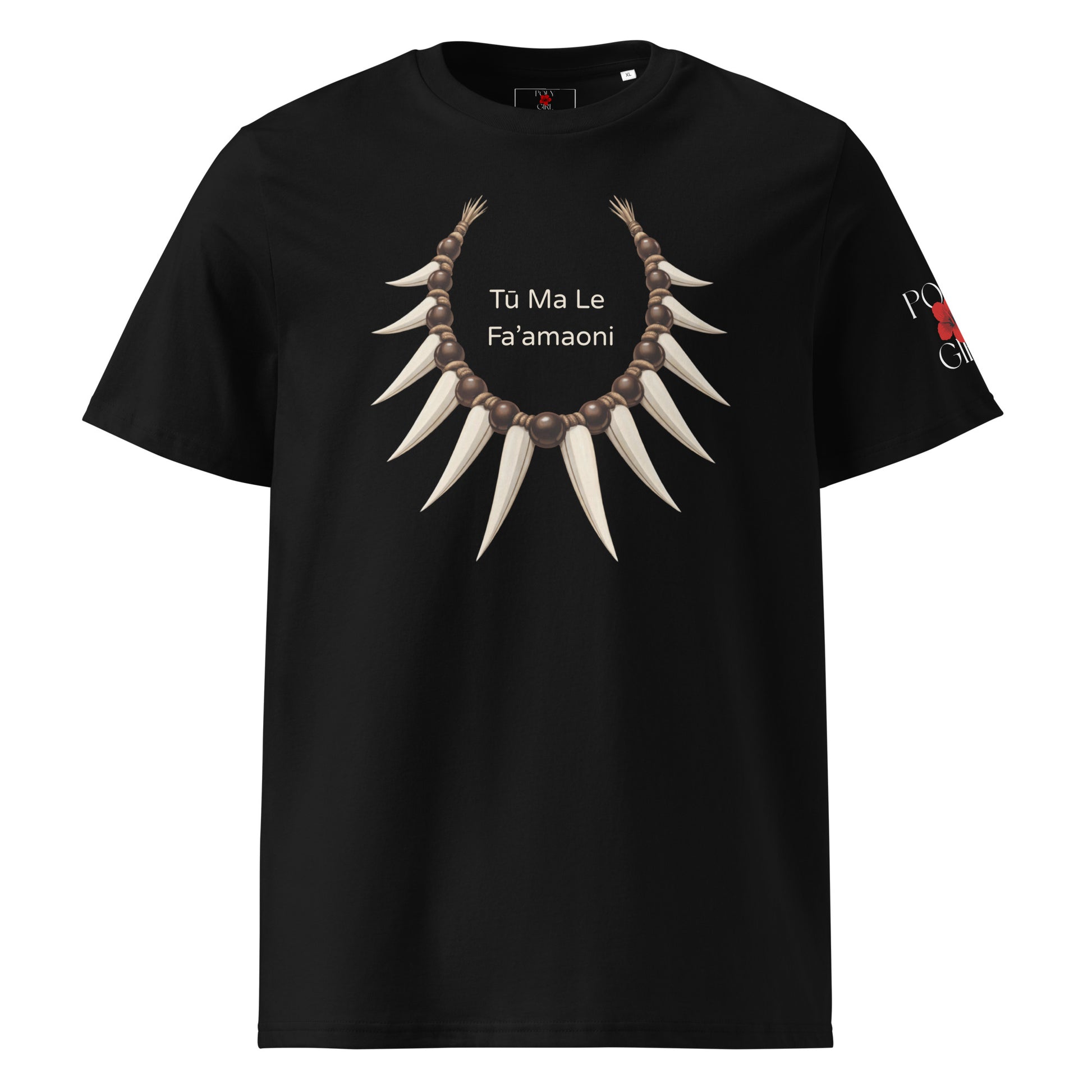 Tū Ma Le Fa’amaoni Samoan Tshirt in Black 
