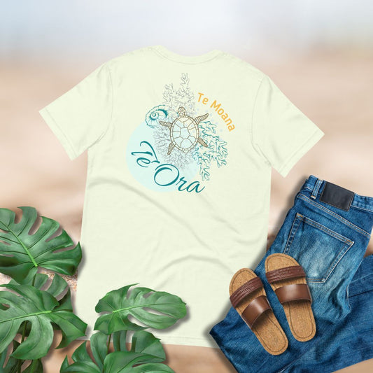 Te Moana, Te Ora Tee | Tahitian Ocean-Inspired Shirt