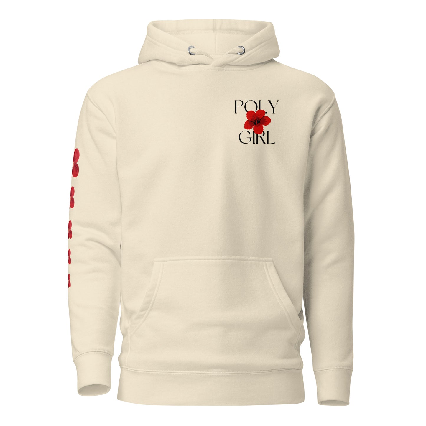 Tonga Hoodie with Poly Girl logo on front
