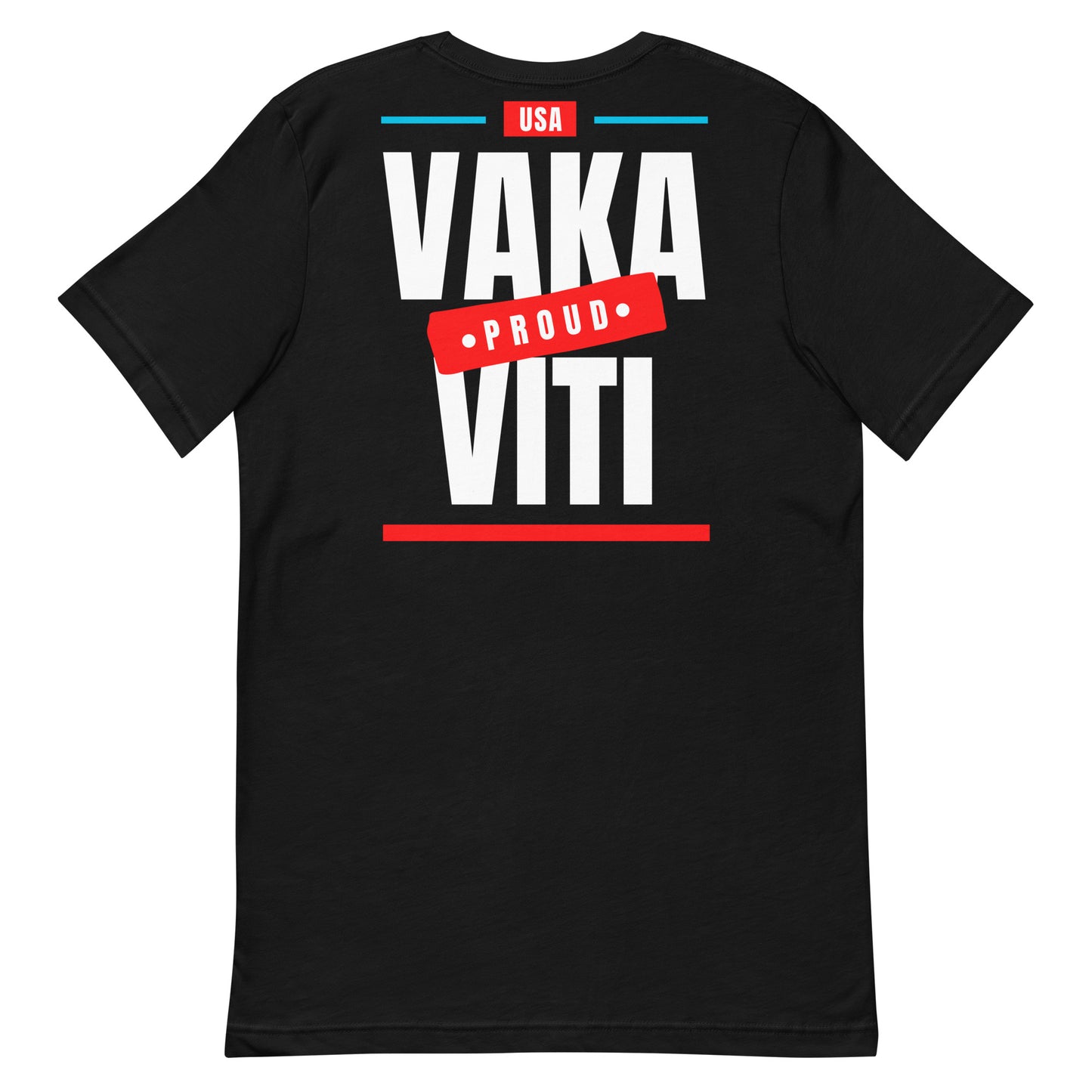 Vaka Viti Proud Fijian Tee in Black by Poly Girl
