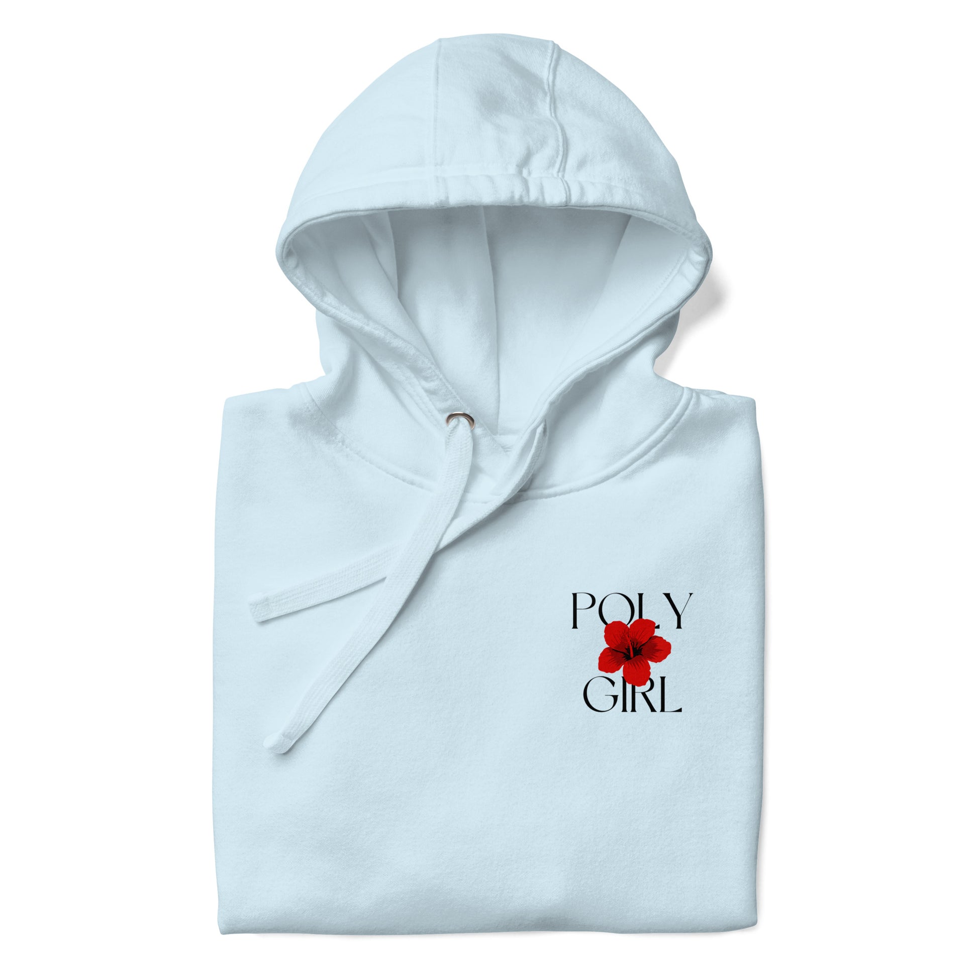 Womens' Hoodie - Aloha_Vibes_Only_Hoodie By Poly Girl _Blue
