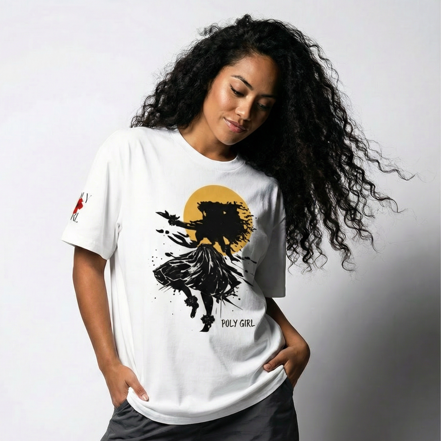 Poly Girl in Motion Kahiko Moves Tee